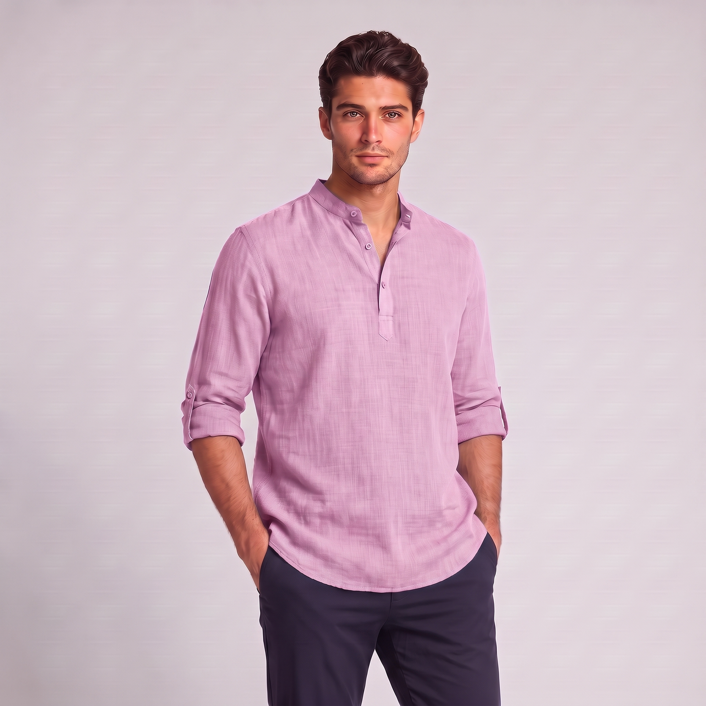 Men's Relaxed Henley Shirt