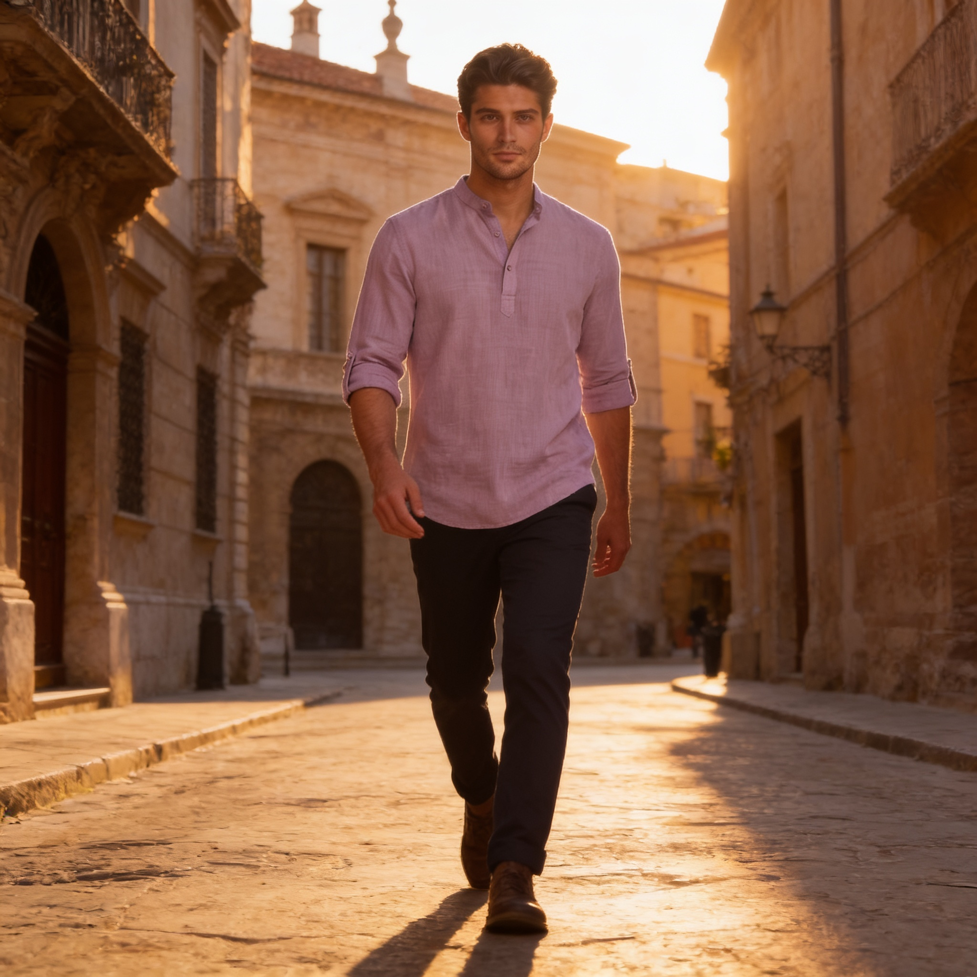 Men's Relaxed Henley Shirt