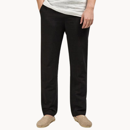 Men's Relaxed Linen Blend Trousers