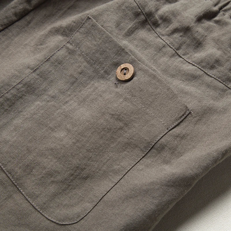 Men's Relaxed Linen Blend Trousers