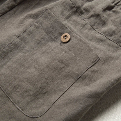 Men's Relaxed Linen Blend Trousers