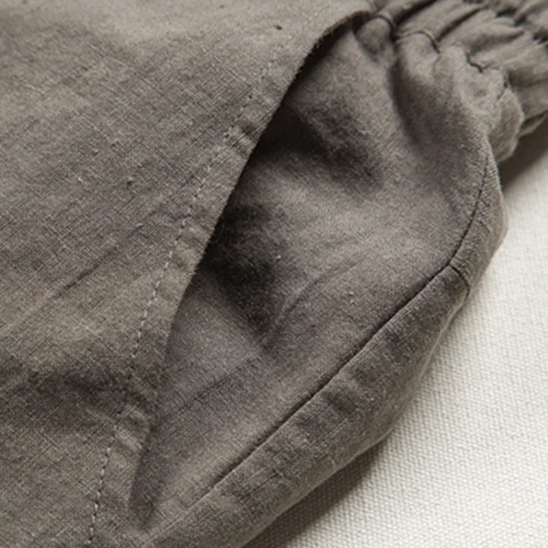 Men's Relaxed Linen Blend Trousers