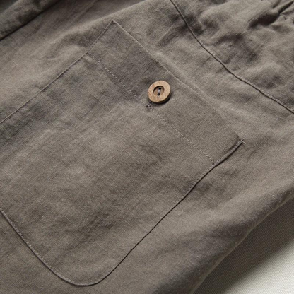 Men's Relaxed Linen Blend Trousers