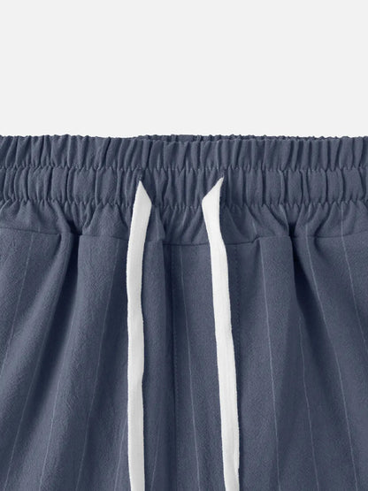 Men's Relaxed Pinstripe Pants