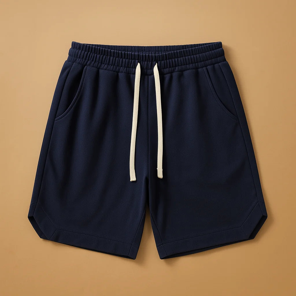 Men's Retro Sport Shorts with Elastic Waistband