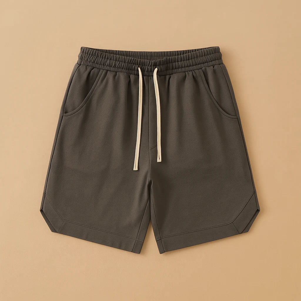 Men's Retro Sport Shorts with Elastic Waistband