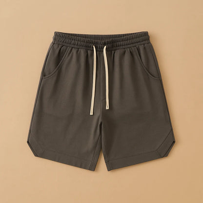 Men's Retro Sport Shorts with Elastic Waistband