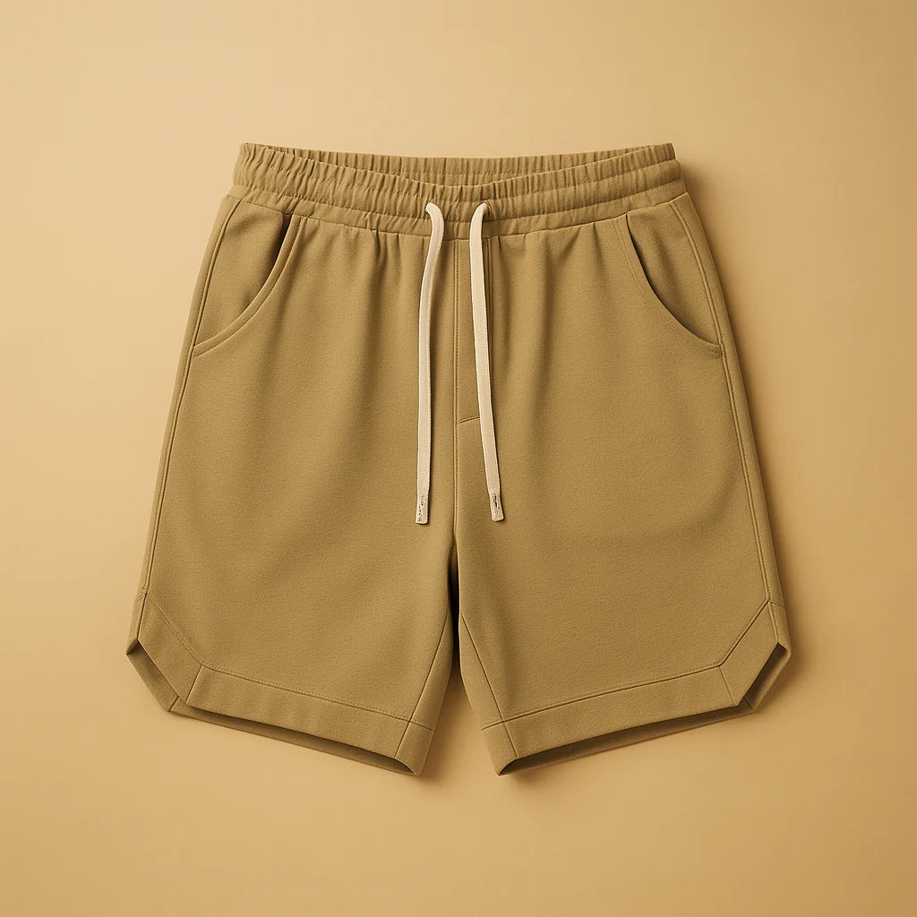Men's Retro Sport Shorts with Elastic Waistband