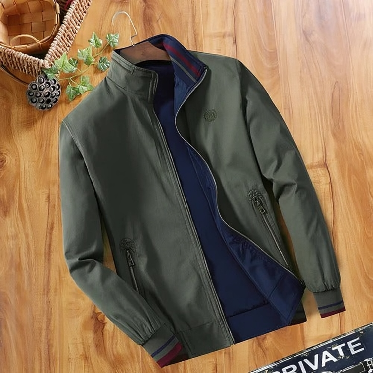 Men's Reversible Jacket - Wind-Resistant & Breathable Design