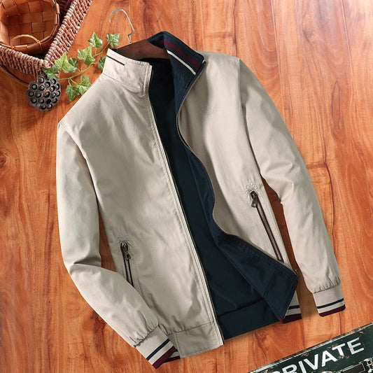 Men's Reversible Jacket - Wind-Resistant & Breathable Design