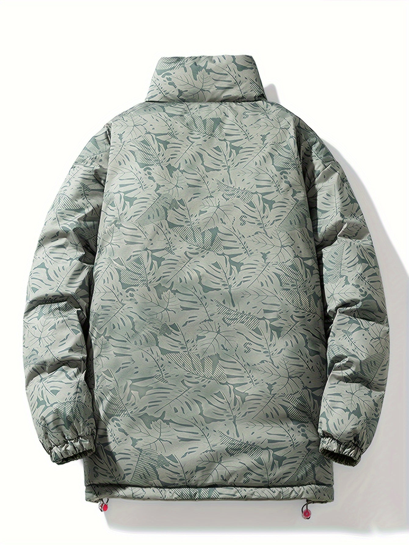 Men's Reversible Thick Winter Jacket with Stand Collar