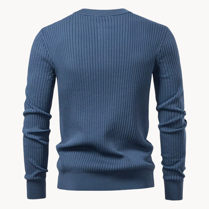 Men's Rib-Knit Henley Shirt