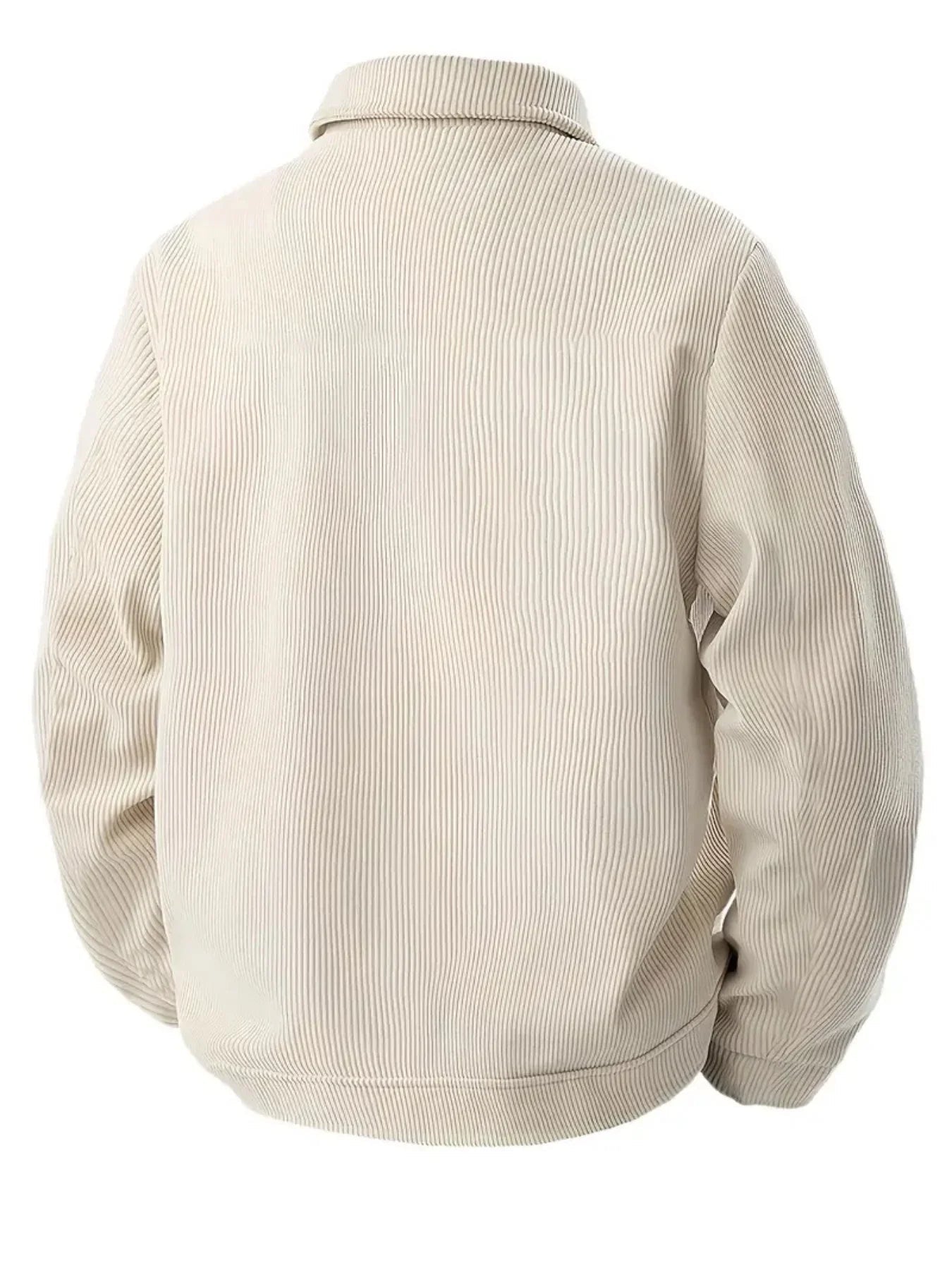Men's Ribbed Corduroy Jacket Casual Midlayer