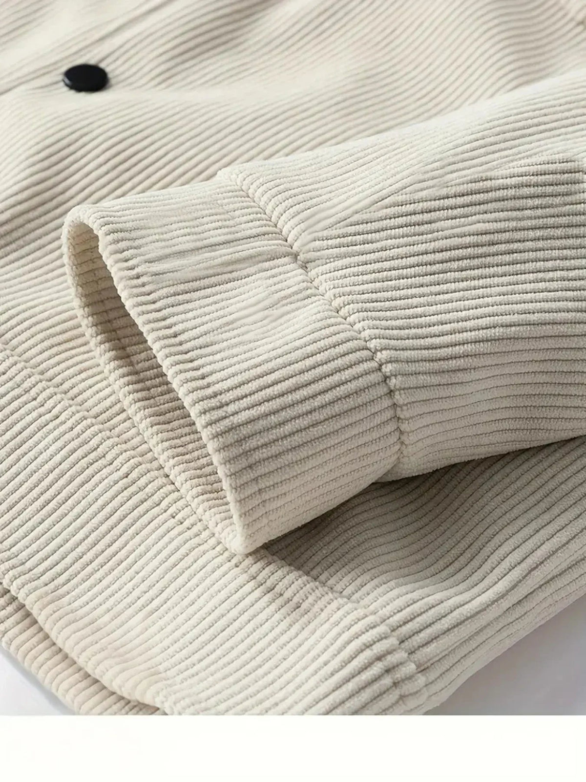 Men's Ribbed Corduroy Jacket Casual Midlayer