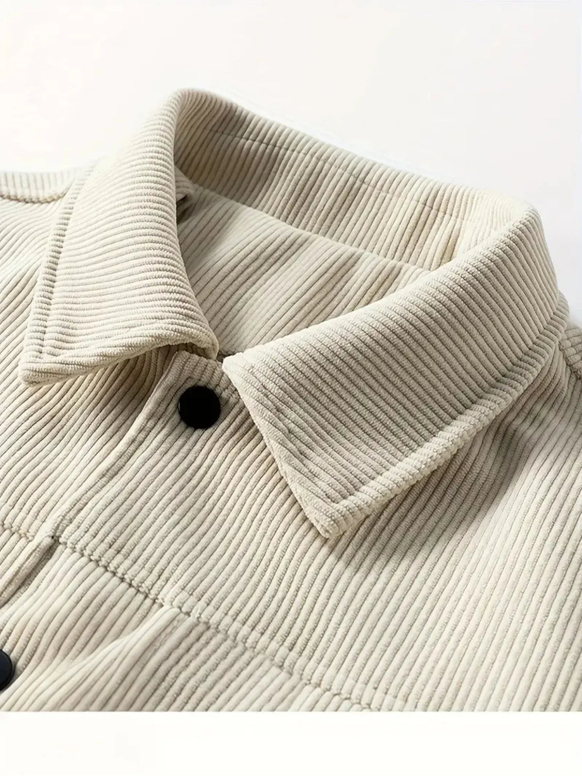 Men's Ribbed Corduroy Jacket Casual Midlayer