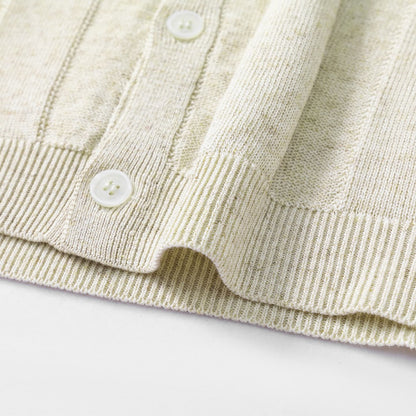 Men's Ribbed Knit Cardigan