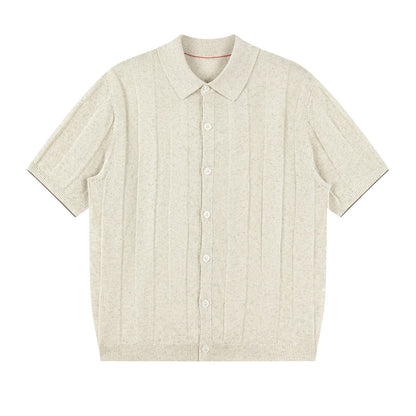 Men's Ribbed Knit Cardigan