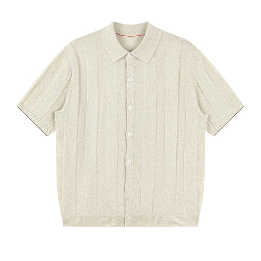 Men's Ribbed Knit Cardigan