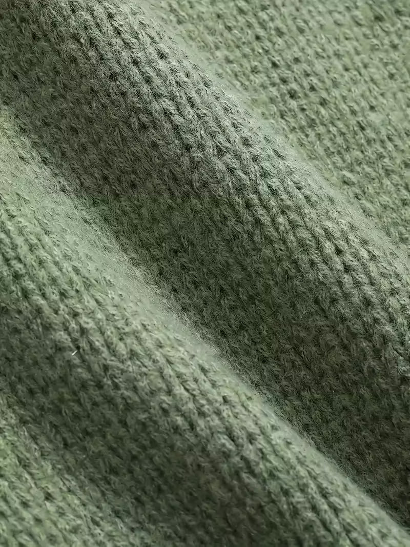 Men's Ribbed Round Neck Sweater