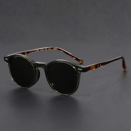 Men's Round Frame Sunglasses