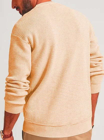Men's Round Neck Long Sleeve Sweater