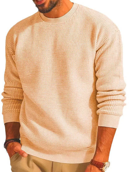 Men's Round Neck Long Sleeve Sweater