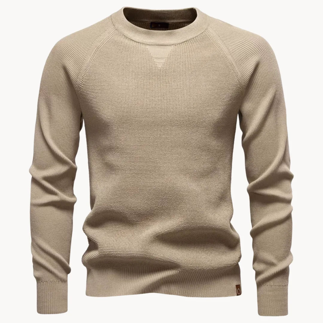 Men's Round Neck Raglan Sleeve Sweater