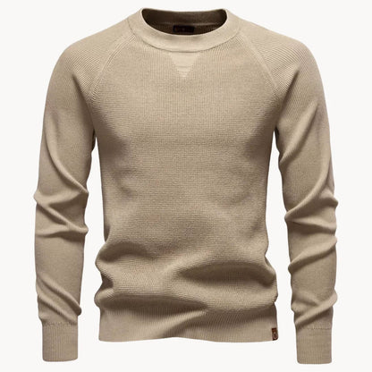 Men's Round Neck Raglan Sleeve Sweater