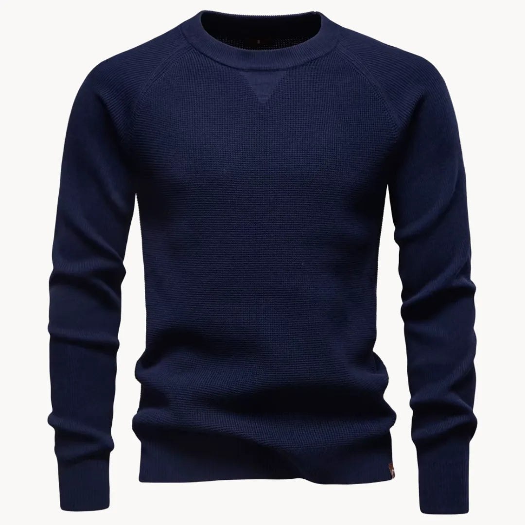 Men's Round Neck Raglan Sleeve Sweater