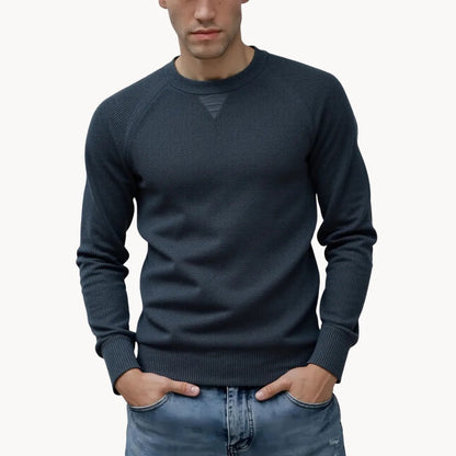 Men's Round Neck Raglan Sleeve Sweater
