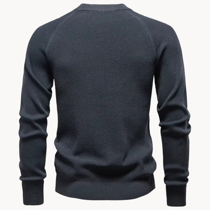 Men's Round Neck Raglan Sleeve Sweater
