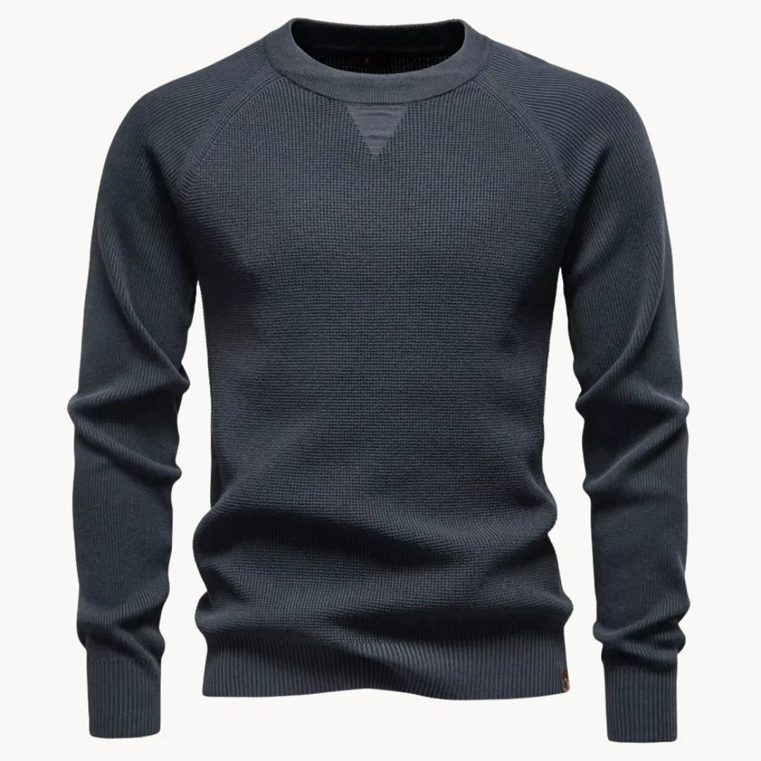 Men's Round Neck Raglan Sleeve Sweater
