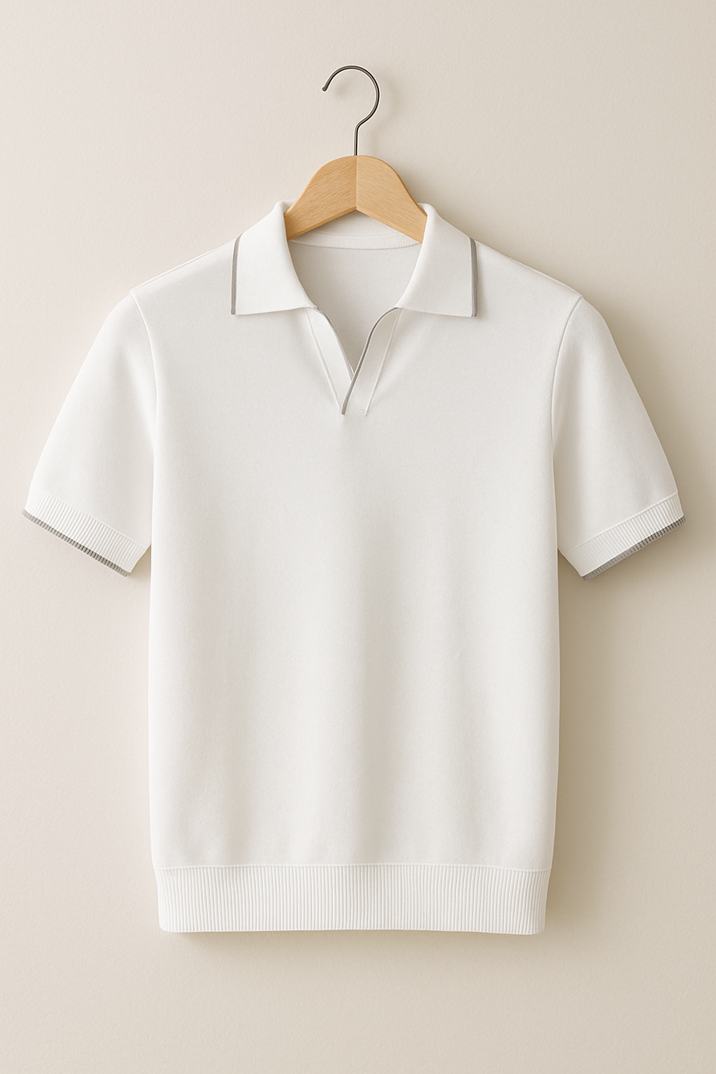 Men's Short Sleeve Knit Polo Shirt