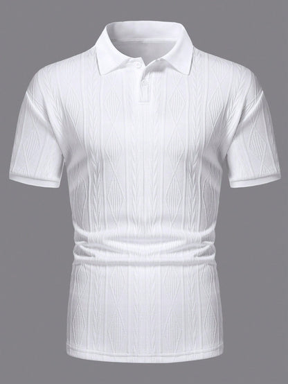 Men's Short Sleeve Polo Shirt - Casual Stylish Comfort
