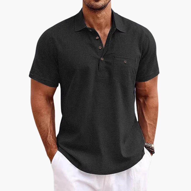 Men's Short Sleeve Polo Shirt Classic Style