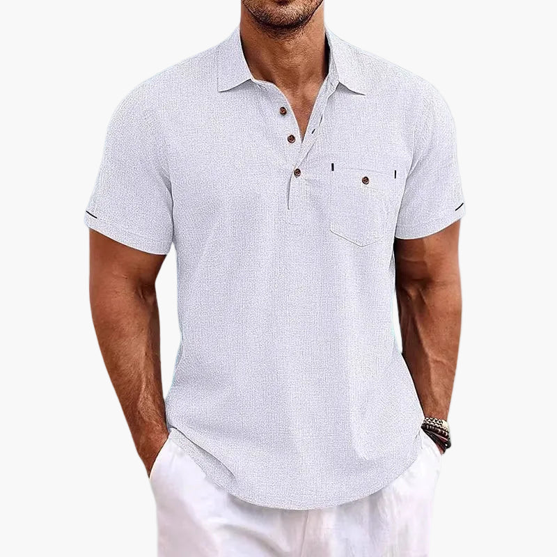 Men's Short Sleeve Polo Shirt Classic Style