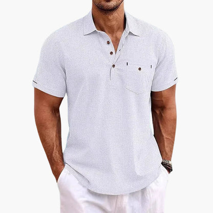 Men's Short Sleeve Polo Shirt Classic Style