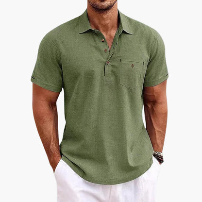 Men's Short Sleeve Polo Shirt Classic Style