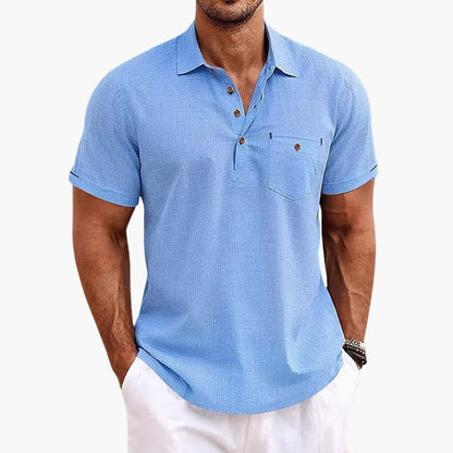 Men's Short Sleeve Polo Shirt Classic Style