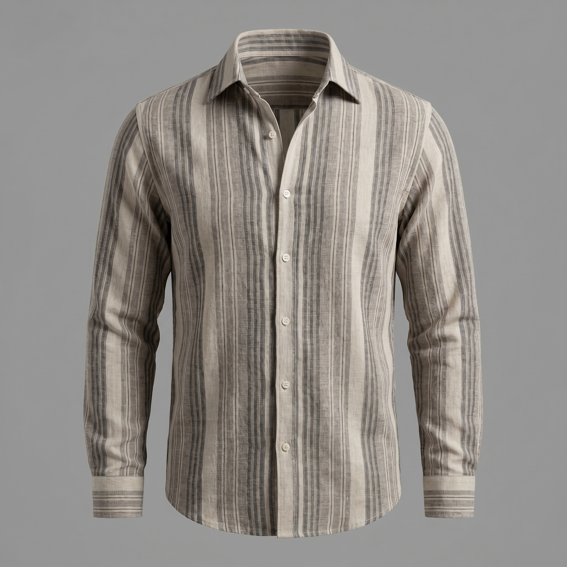 Men's Short-Sleeve Striped Shirt