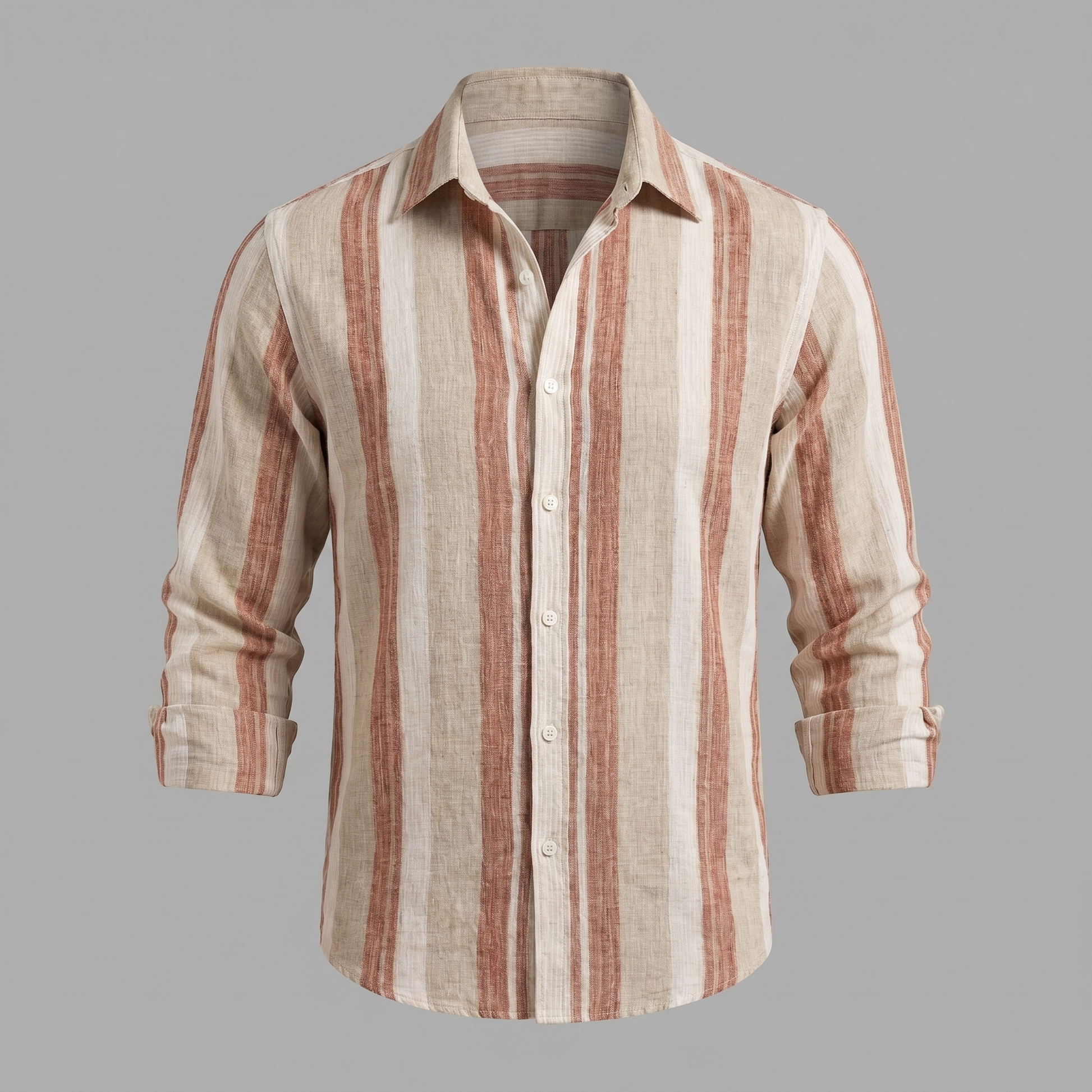 Men's Short-Sleeve Striped Shirt