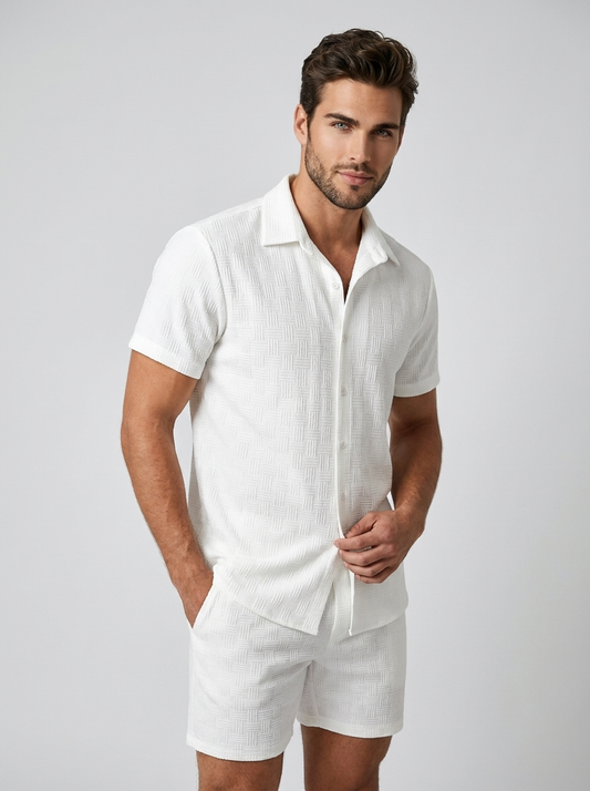 Men's Shorts and Summer Shirt Outfit Set