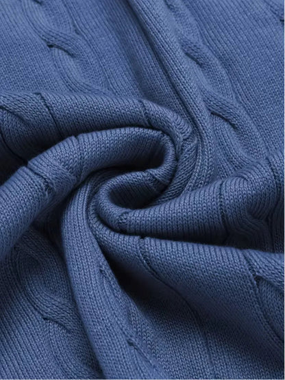 Men's Sleeveless Knitted V-Neck Cardigan