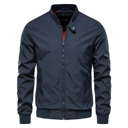 Men's Slim Fit Black Summer Jacket