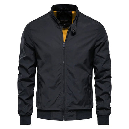 Men's Slim Fit Black Summer Jacket