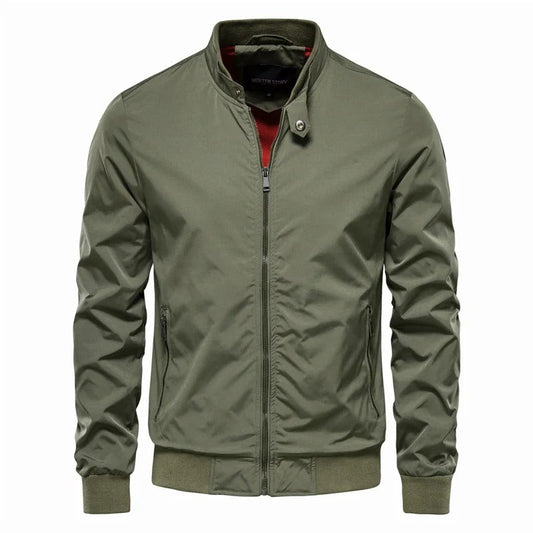 Men's Slim Fit Black Summer Jacket