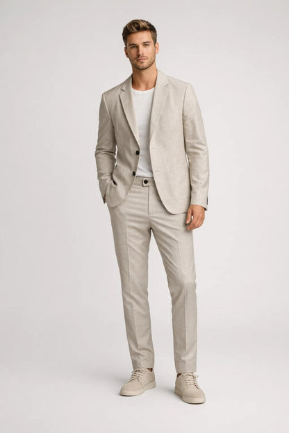 Men's Slim Fit Blazer Jacket and Trouser Set