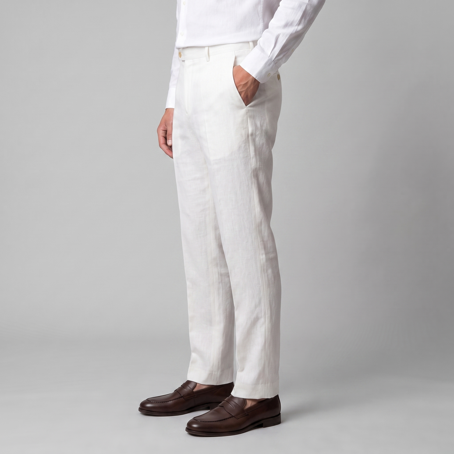 Men's Slim-Fit Business Trousers