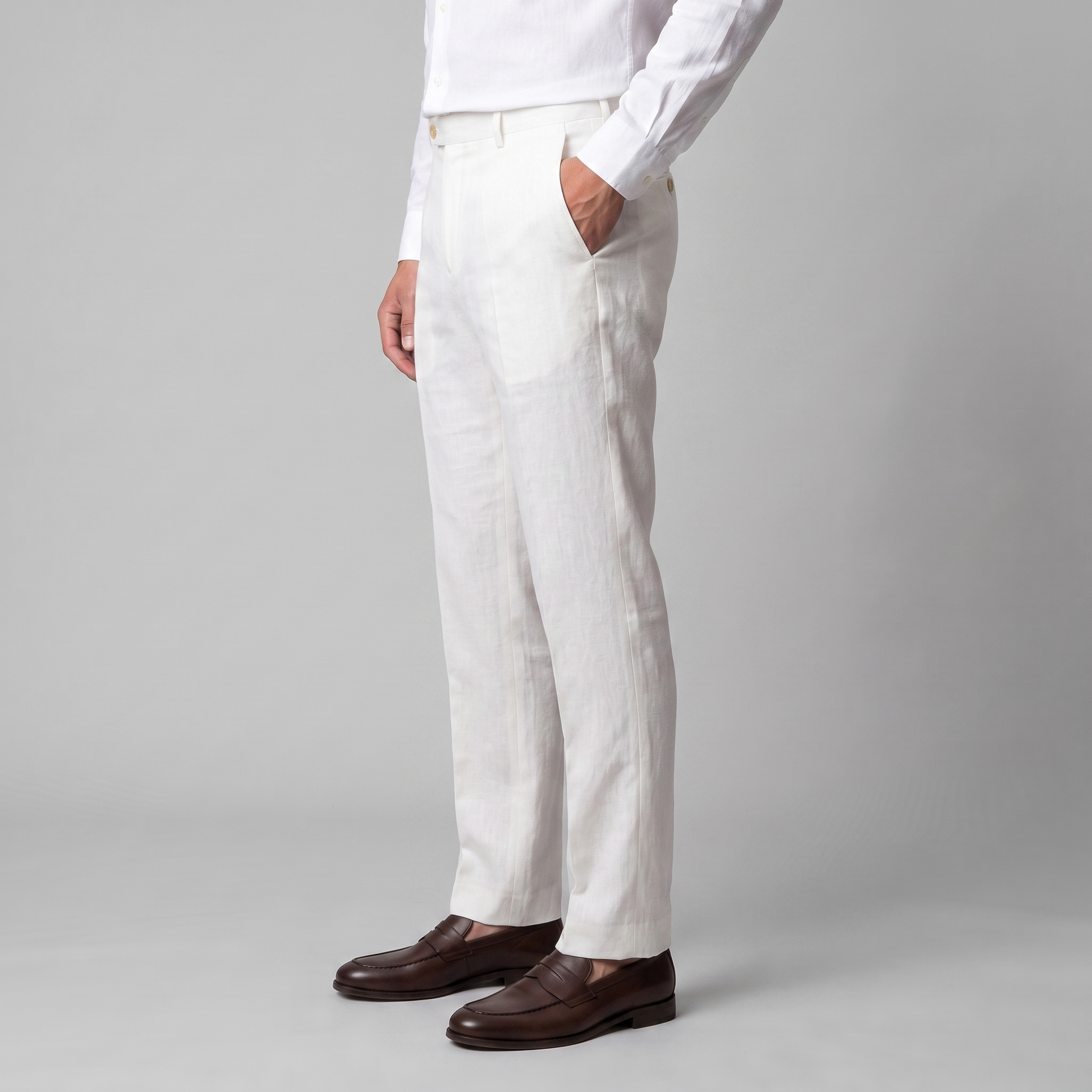 Men's Slim-Fit Business Trousers