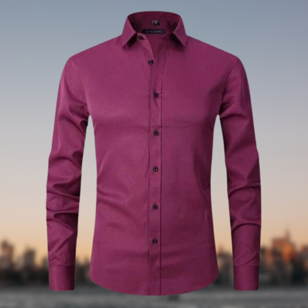 Men's Slim Fit Button-Down Shirt
